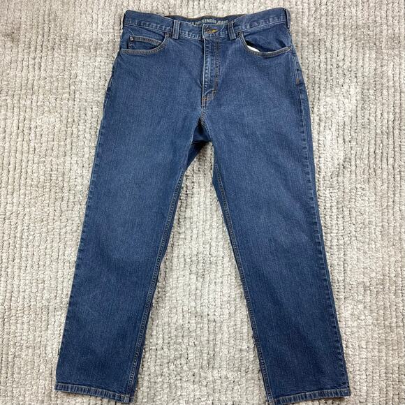 Duluth Flex Weekender Relaxed Fit Jeans Men's 36x30 Medium Wash Workwear - Picture 1 of 13